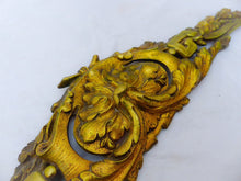 Load image into Gallery viewer, 1900 Antique French Gilded Bronze Shell Pediment 19&quot; Hardware Salvage 101
