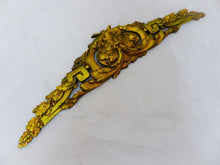 Load image into Gallery viewer, 1900 Antique French Gilded Bronze Shell Pediment 19&quot; Hardware Salvage 101
