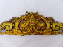 Load image into Gallery viewer, 1900 Antique French Gilded Bronze Shell Pediment 19&quot; Hardware Salvage 101
