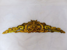 Load image into Gallery viewer, 1900 Antique French Gilded Bronze Shell Pediment 19&quot; Hardware Salvage 101
