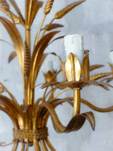 Load image into Gallery viewer, HANS KOGL St Gilded Chandelier Ceiling 70&#39;s Hollywood Regency Mid Century Wheat
