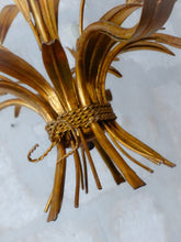 Load image into Gallery viewer, HANS KOGL St Gilded Chandelier Ceiling 70&#39;s Hollywood Regency Mid Century Wheat
