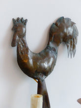 Load image into Gallery viewer, Gorgeous 1950 Pair Wall Lights Brass Rooster Atelier Cerenne of Vallauris
