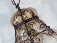 Load image into Gallery viewer, Antique Venitian Lantern Ceiling Light 20TH Vintage Italian chandelier
