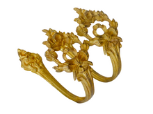 Load image into Gallery viewer, Antique PAIR French Ormolu Bronze Tiebacks Rod Curtain 19TH Hooks
