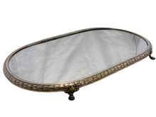 Load image into Gallery viewer, 27&quot; Antique Surtout de Table 19th French Bronze Silverplate Centerpiece Tray
