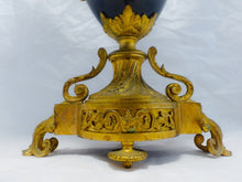 Load image into Gallery viewer, Gorgeous Antique French Candelabra Candlestick Blue Sevres gilded Bronze 19TH
