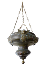 Load image into Gallery viewer, Large French Sanctuary Church Bronze Chandelier Ceiling Religious 19TH Gothic
