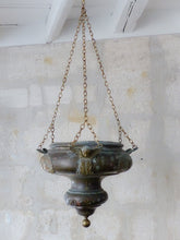 Load image into Gallery viewer, Large French Sanctuary Church Bronze Chandelier Ceiling Religious 19TH Gothic
