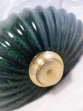 Load image into Gallery viewer, Vintage Pair Wall Lights Ceramic Malachite Robert de Schuytener Lamp 1980
