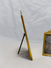 Load image into Gallery viewer, Antique Set 3x French Bronze Pediment Photo Miniature Portrait Frame Mirror 19TH
