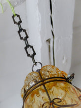 Load image into Gallery viewer, Rare Pair Venitian Lantern Ceiling Light 20TH Vintage Italian chandelier Murano
