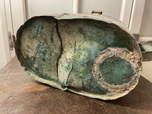 Load image into Gallery viewer, 20th Century French Watering Can with Green patina / Ancien Arrosoir Garden Zinc
