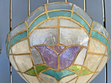 Load image into Gallery viewer, Superbe lot 3x anciennes appliques Nacre Décor Fleurs 1980 Multicolores
