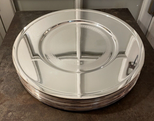 Load image into Gallery viewer, CHRISTOFLE Silverplated Charger Presentation Plate MINT Rare Set 18x available
