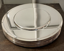 Load image into Gallery viewer, CHRISTOFLE Silverplated Charger Presentation Plate MINT Rare Set 18x available
