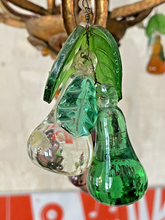 Load image into Gallery viewer, Gorgeous Antique Chandelier Handmade Glass Drops Fruits 1920 MURANO 4 lights
