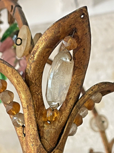 Load image into Gallery viewer, Gorgeous Antique Chandelier Handmade Glass Drops Fruits 1920 MURANO 4 lights
