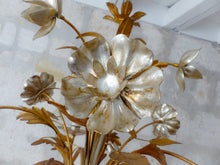 Load image into Gallery viewer, Silver &amp; Gilded Enameled Chandelier Ceiling 70&#39; Regency Mid Century HANS KOGL St
