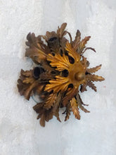 Load image into Gallery viewer, BANCI Mid Century Murano Ceiling Wall Light Gilded Tole Chandelier BAGUES Style*
