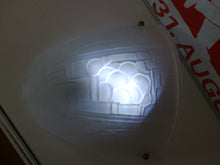 Load image into Gallery viewer, Vintage Wall Light Sconce ART DECO Molded Glass 1980 Chandelier
