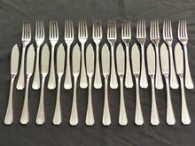 Load image into Gallery viewer, CHRISTOFLE BOREAL Fish Set for 12 people fish Brilliant Service poisson 24pcs
