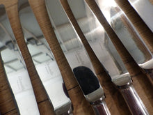 Load image into Gallery viewer, CHRISTOFLE AMERICA Set 8x Table Dinner Knives - Brilliant luster - Silverplated
