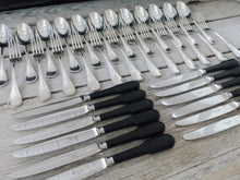 Load image into Gallery viewer, CHRISTOFLE PERLES Table Dinner set 12 Place settings 36pc Brilliant luster
