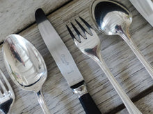 Load image into Gallery viewer, CHRISTOFLE PERLES Table Dinner set 12 Place settings 36pc Brilliant luster
