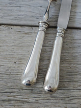 Load image into Gallery viewer, CHRISTOFLE Silverplated Antique Carving set Service à Découper Serving Pieces
