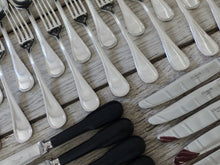 Load image into Gallery viewer, CHRISTOFLE PERLES Table Dinner set 12 Place settings 36pc Brilliant luster
