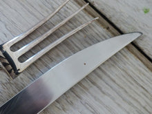 Load image into Gallery viewer, CHRISTOFLE Silverplated Antique Carving set Service à Découper Serving Pieces
