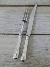 Load image into Gallery viewer, CHRISTOFLE Silverplated Antique Carving set Service à Découper Serving Pieces
