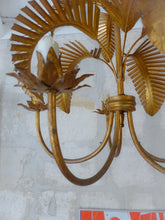 Load image into Gallery viewer, HANS KOGL Rare Palm Ceiling 70's Hollywood Regency Mid Century JANSEN Chandelier
