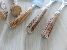Load image into Gallery viewer, Charming Set 5x Serving Piece Horn 1900 Kitchen Table Stainless Salad Pie Server
