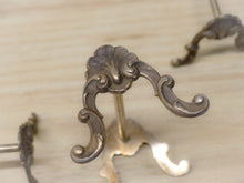 Load image into Gallery viewer, Antique set 12x French Knife Rests Silverplated Shell Louis XV Rococo 1900s
