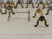 Load image into Gallery viewer, Antique set 12x French Knife Rests Silverplated Shell Louis XV Rococo 1900s
