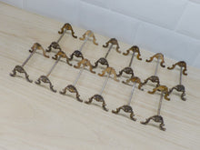 Load image into Gallery viewer, Antique set 12x French Knife Rests Silverplated Shell Louis XV Rococo 1900s
