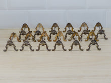 Load image into Gallery viewer, Antique set 12x French Knife Rests Silverplated Shell Louis XV Rococo 1900s
