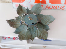 Load image into Gallery viewer, Vintage Mid Century Italian Ceiling Wall Light Painted Tole Chandelier MASCA
