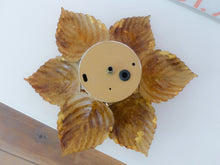 Load image into Gallery viewer, Vintage Mid Century Italian Ceiling Wall Light Gilded Tole Chandelier MASCA
