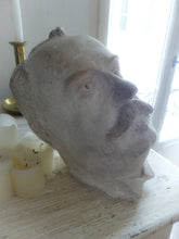 Load image into Gallery viewer, Gorgeous Antique Notable Man face Head Bust Plaster style Art Sculpture 1900
