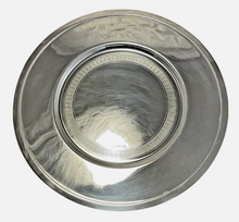 Load image into Gallery viewer, 13" CHRISTOFLE Silverplated PAIR Charger Presentation Plate MINT Rare
