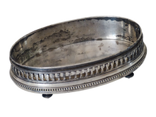 Load image into Gallery viewer, 19TH Antique French Silverplated Bronze Jardiniere Centerpiece Pearls &amp; Baluster
