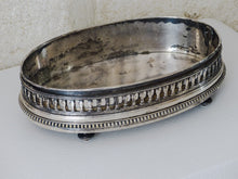Load image into Gallery viewer, 19TH Antique French Silverplated Bronze Jardiniere Centerpiece Pearls &amp; Baluster
