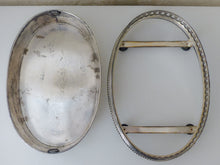 Load image into Gallery viewer, 19TH Antique French Silverplated Bronze Jardiniere Centerpiece Pearls &amp; Baluster
