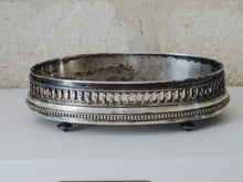 Load image into Gallery viewer, 19TH Antique French Silverplated Bronze Jardiniere Centerpiece Pearls &amp; Baluster
