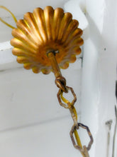Load image into Gallery viewer, Antique Chandelier Pink Opaline Drops Cup Beads 1930 Murano Rare 4 lights RARE
