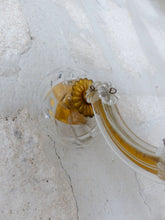 Load image into Gallery viewer, Vintage Venetian PAIR Wall Light Aqua Blue Opaline Drops Crystal Prims 1960
