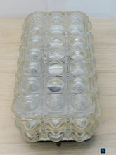 Load image into Gallery viewer, Applique Plafonnier Verre Pressé 1960 Lustre Ceiling 22x12 Helena Tynell Limburg
